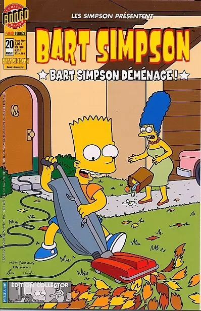 Bart Simpson - Panini Comics - Bart Simpson déménage