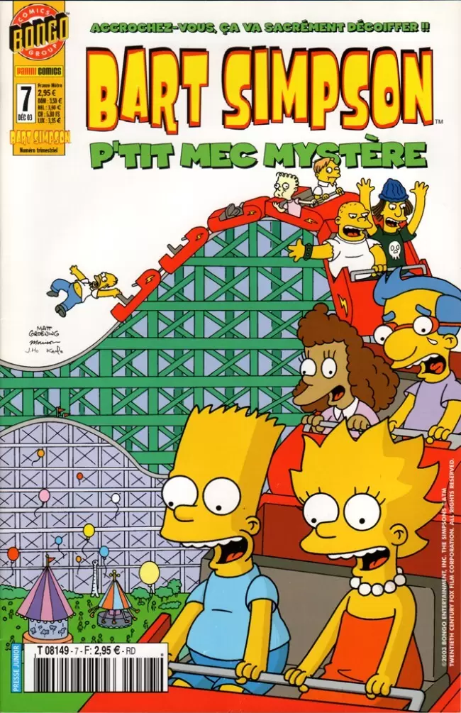 Bart Simpson - Panini Comics - P\'tit Mec Mystère