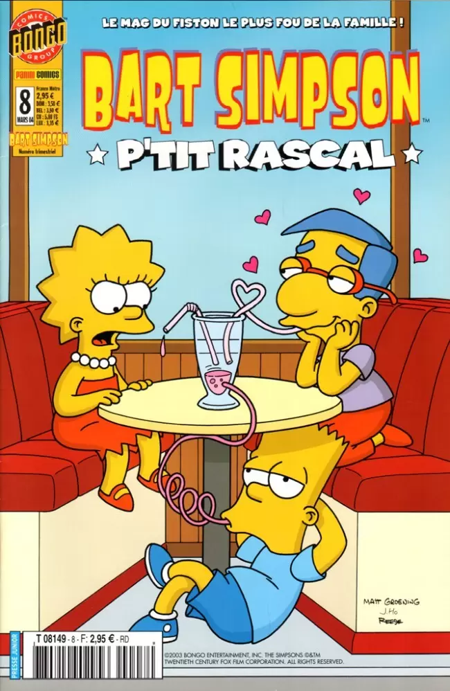 Bart Simpson - Panini Comics - P\'tit Rascal