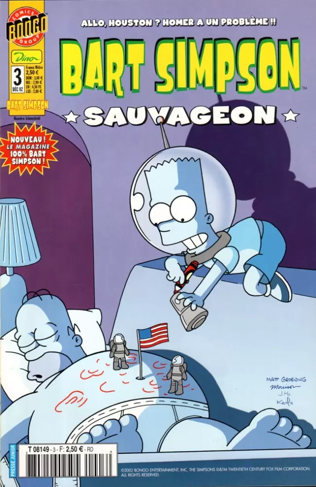 Bart Simpson - Panini Comics - Sauvageon