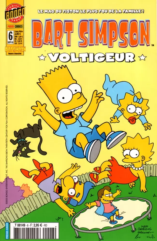 Bart Simpson - Panini Comics - Voltigeur