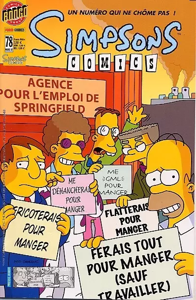 Les Simpson - Bongo Comics - Viré