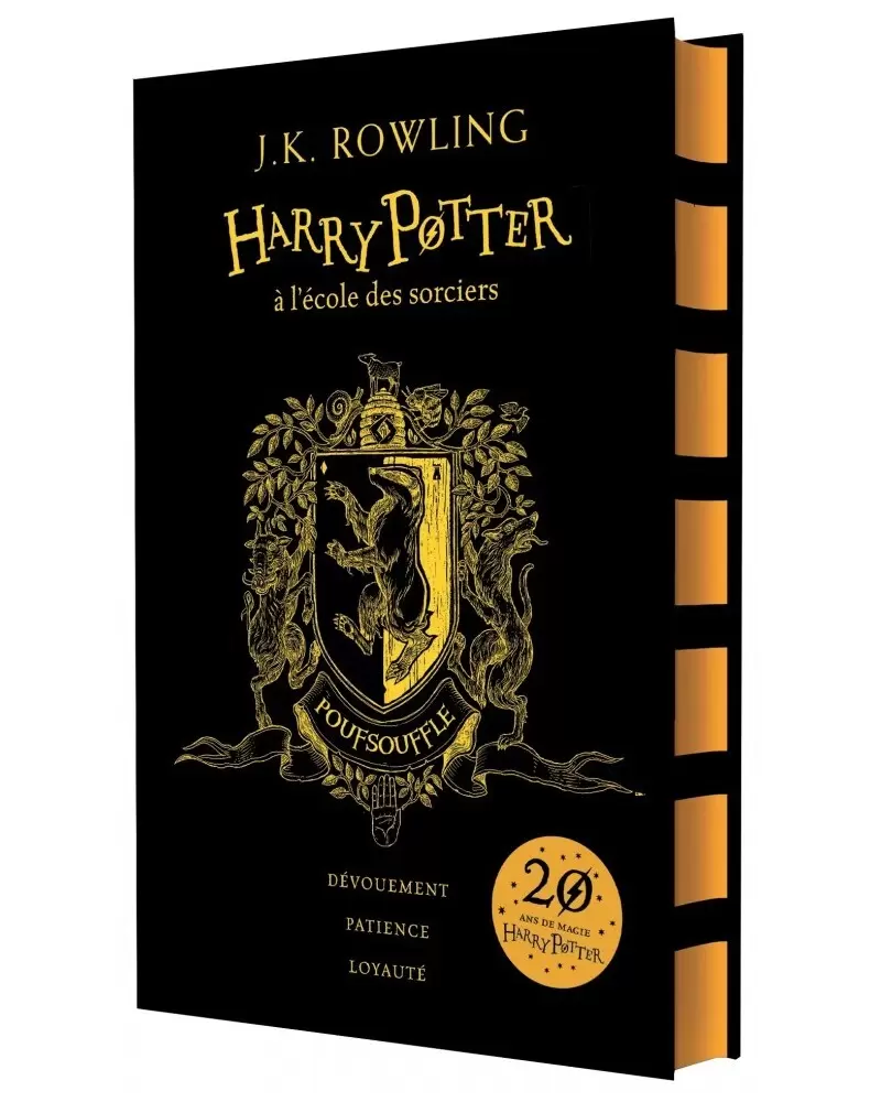 Livres Harry Potter et Animaux Fantastiques - Harry Potter à l\'école des Sorciers édition Poufsouffle spéciale 20 ans