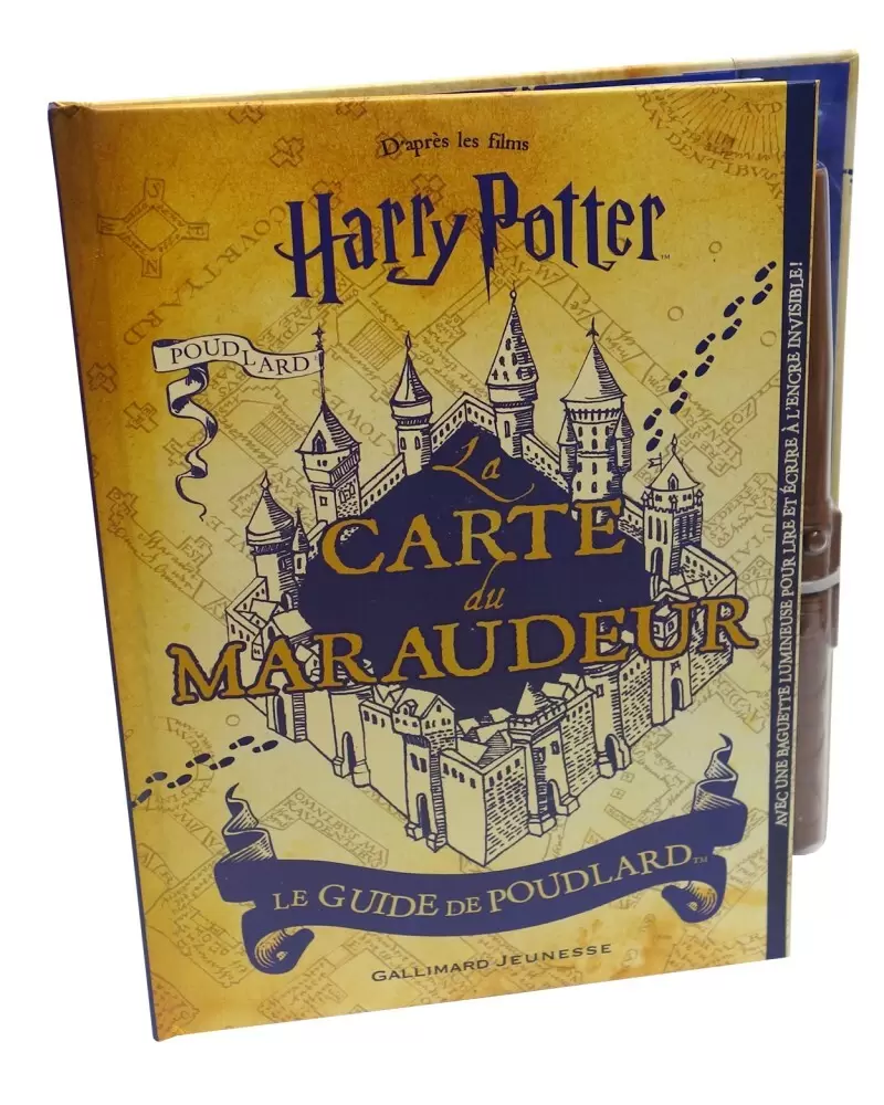 Livres Harry Potter et Animaux Fantastiques - Livre interactif la Carte du Maraudeur
