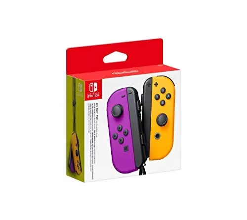 Nintendo Switch Stuff - Nintendo Pair of Joy-Con - Left Purple - Right Orange