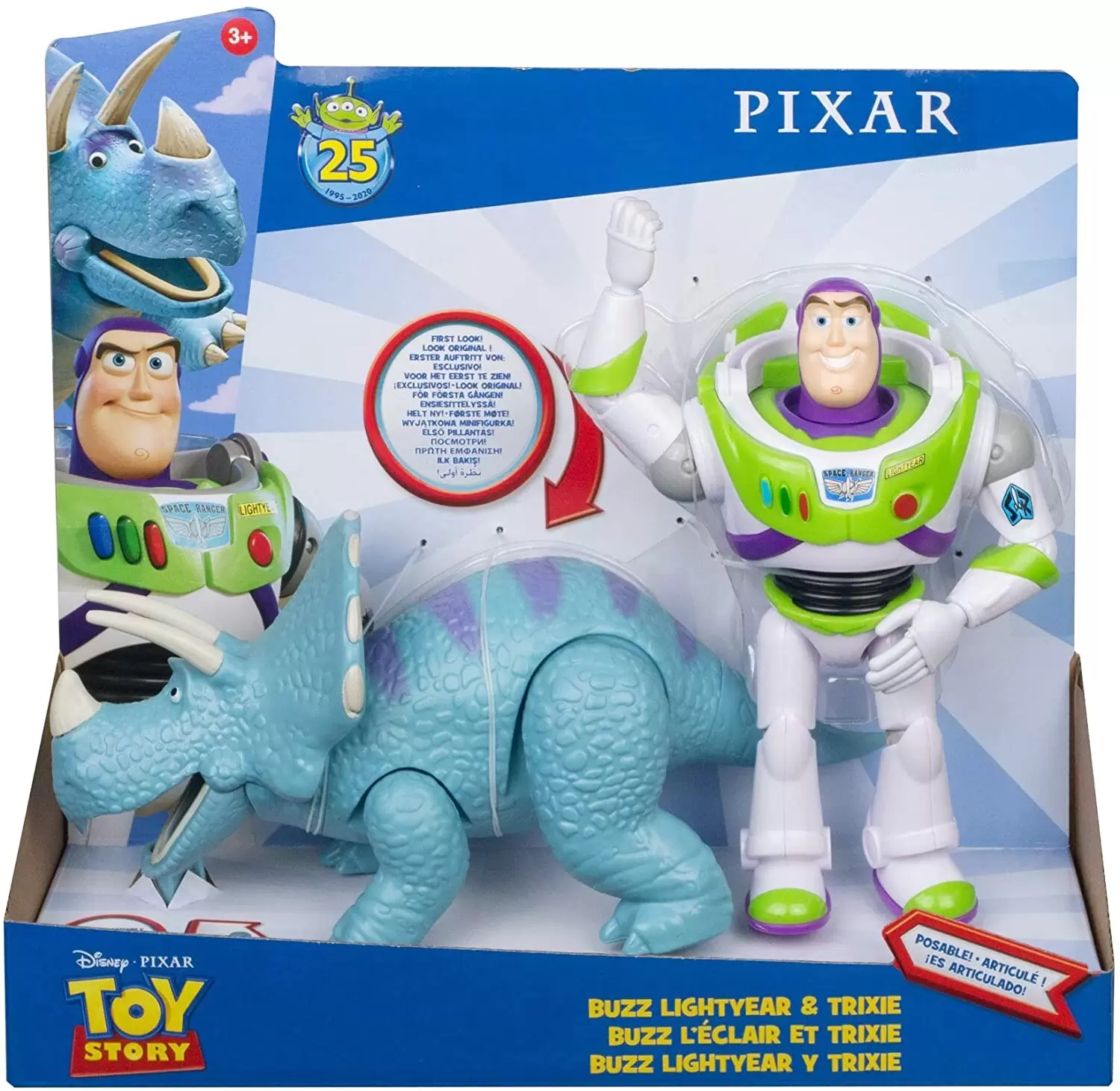 Pixar Action Figures - Mattel - Buzz Lightyear and Trixie