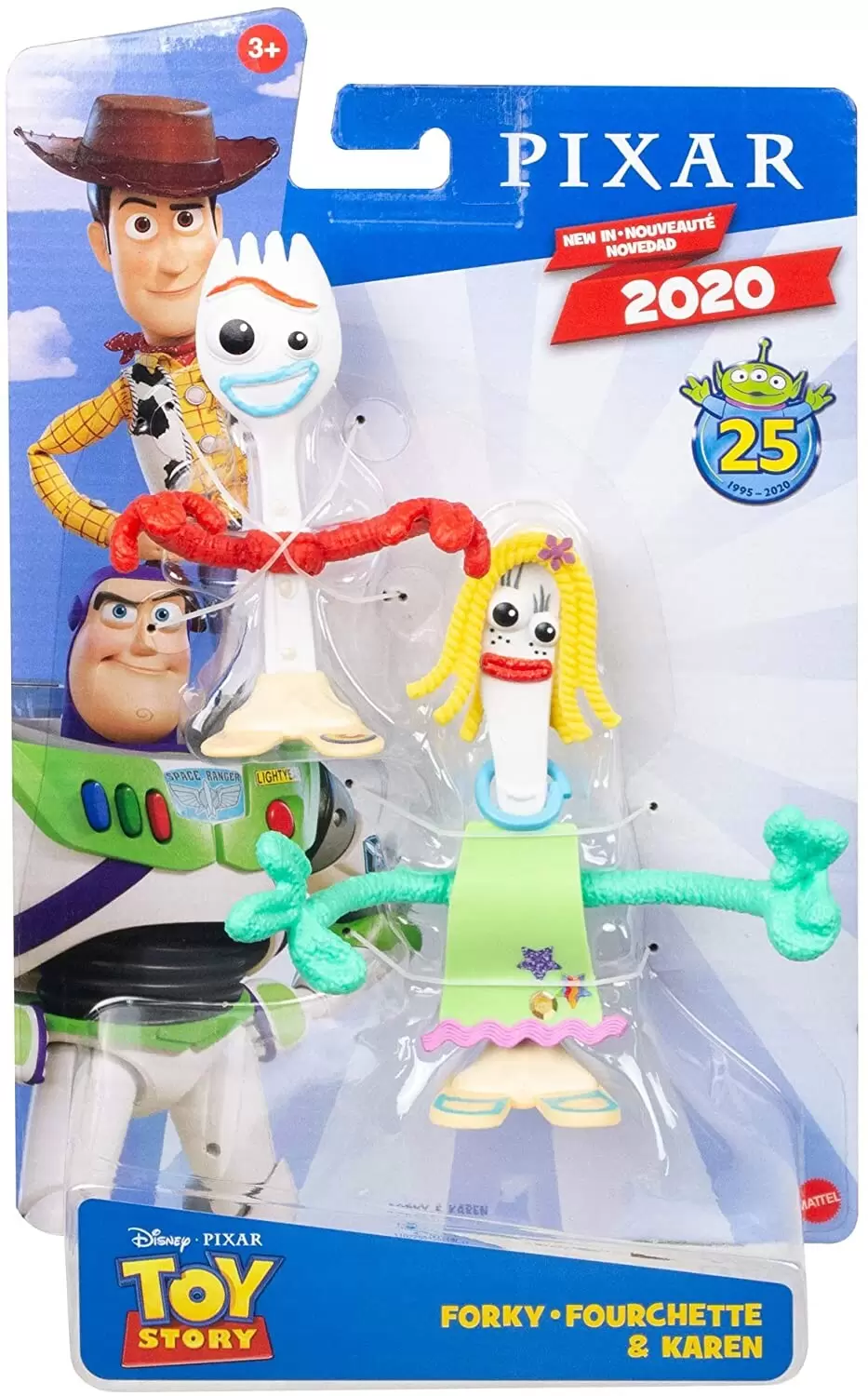 Pixar Action Figures - Mattel - Karen Beverly & Forky