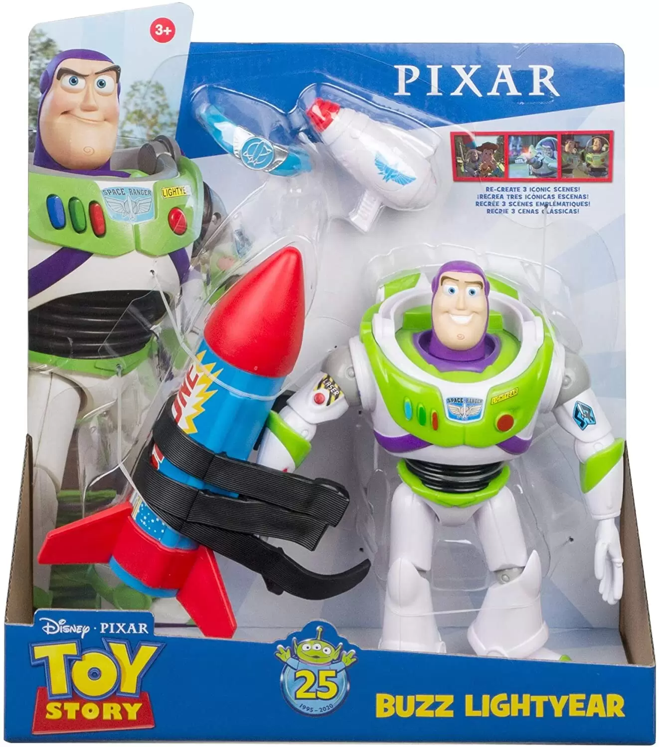 Pixar Action Figures - Mattel - Pixar 25th Anniversary - Buzz Lightyear