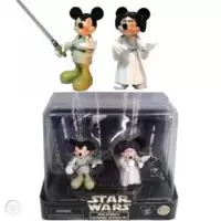 Mickey Luke & Minnie Leia