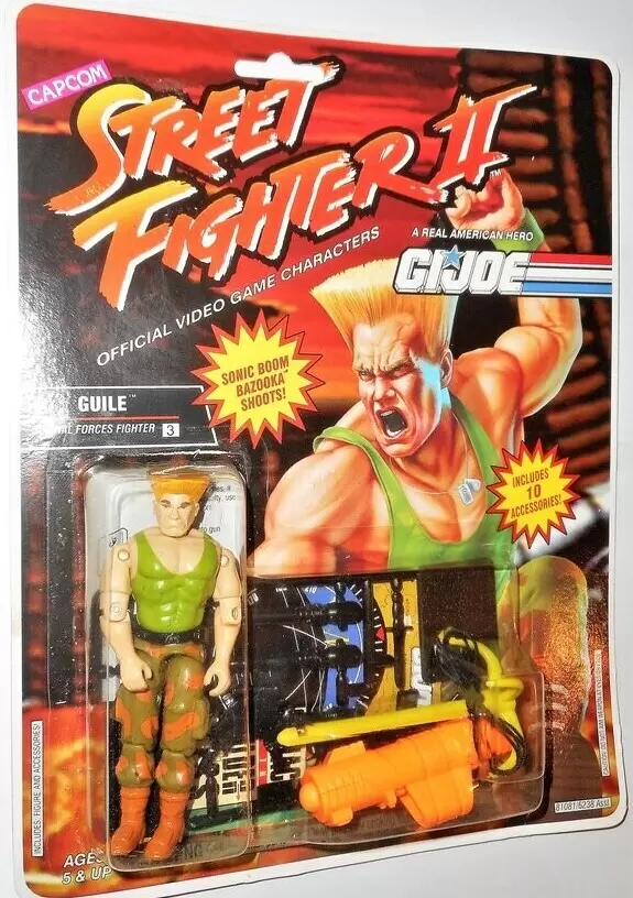 GI JOE Street Fighter Guile 1993 