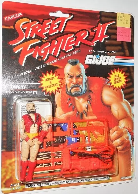 Street Fighter II Zangief ReAction Figure