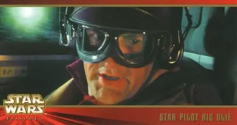 Star Wars - Widevision Episode 1 Series 1 disney - Star Pilot Ric Olie\'
