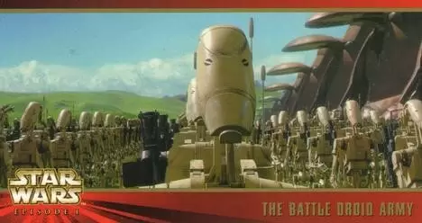 The Battle Droid Army - Star Wars - Widevision Episode 1 Series 1