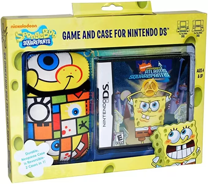 Nintendo DS Games - SpongeBob\'s Atlantes Squarepants With Exclusive Case