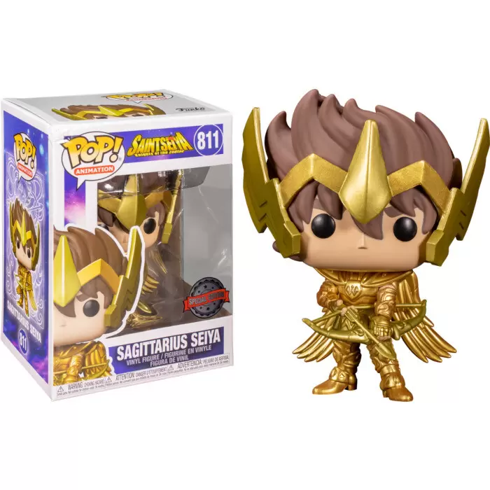 Saint Seiya: Knights of the Zodiac - Seiya with Gold Armor - POP! Animation  action figure 811