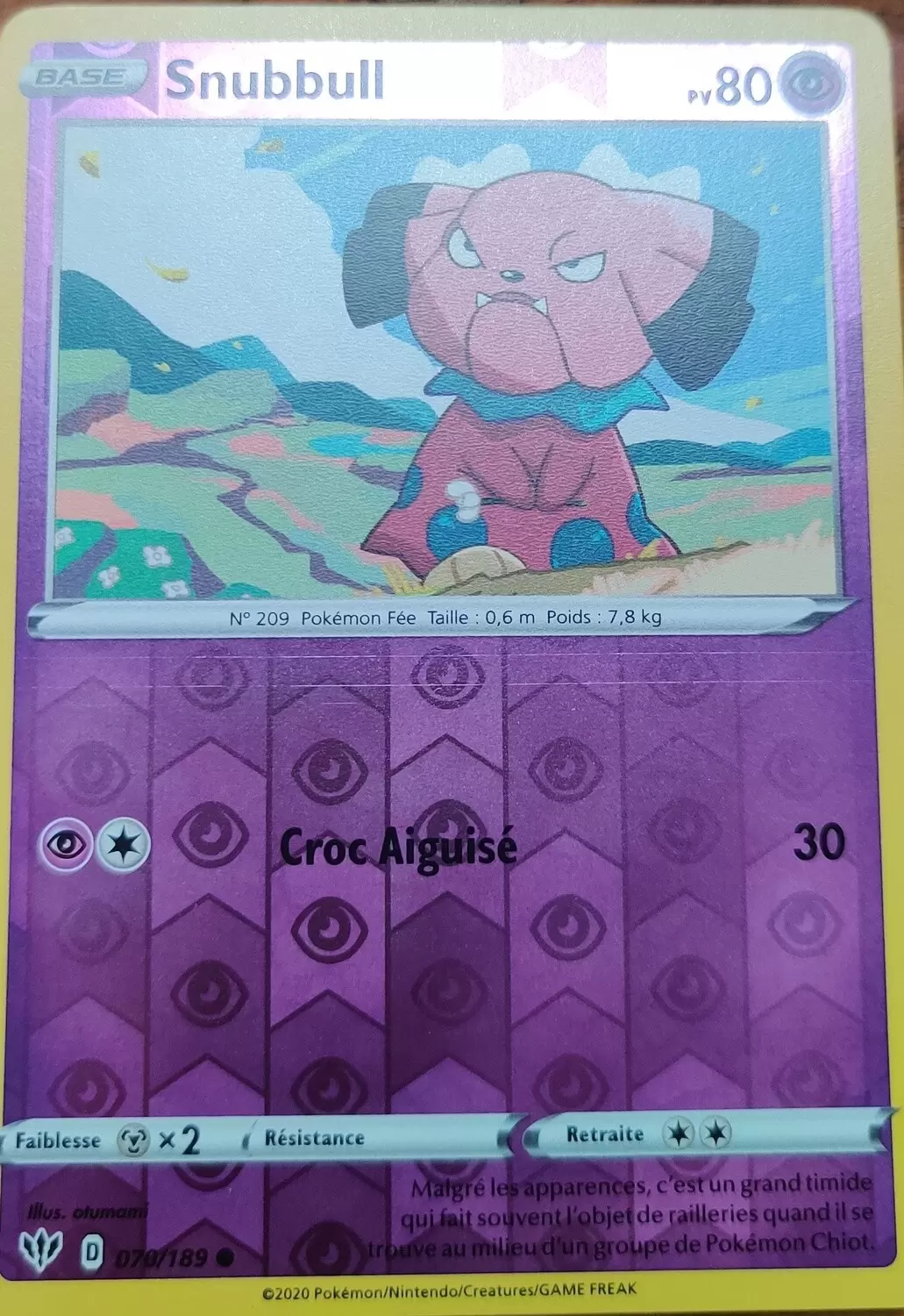 Ténèbres Embrasées - Snubbull Reverse