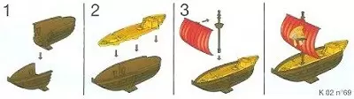 Bateaux Anciens - BPZ + Autocollants Galère romaine