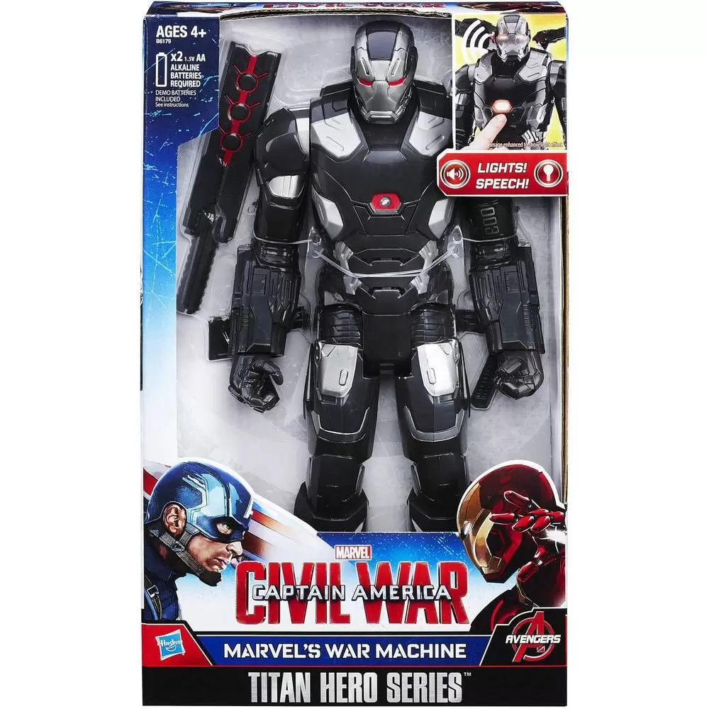 Titan Hero Series - Marvel\'s War Machine (Lights & Speech)