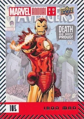 Upper Deck Annual 2017 - Iron Man #105
