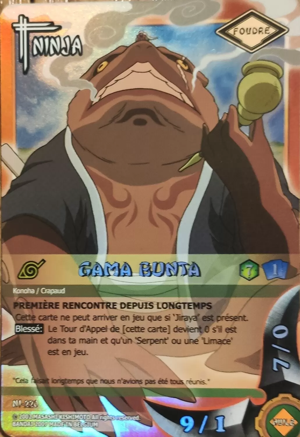 Cartes Naruto Série 05 - Gama Bunta