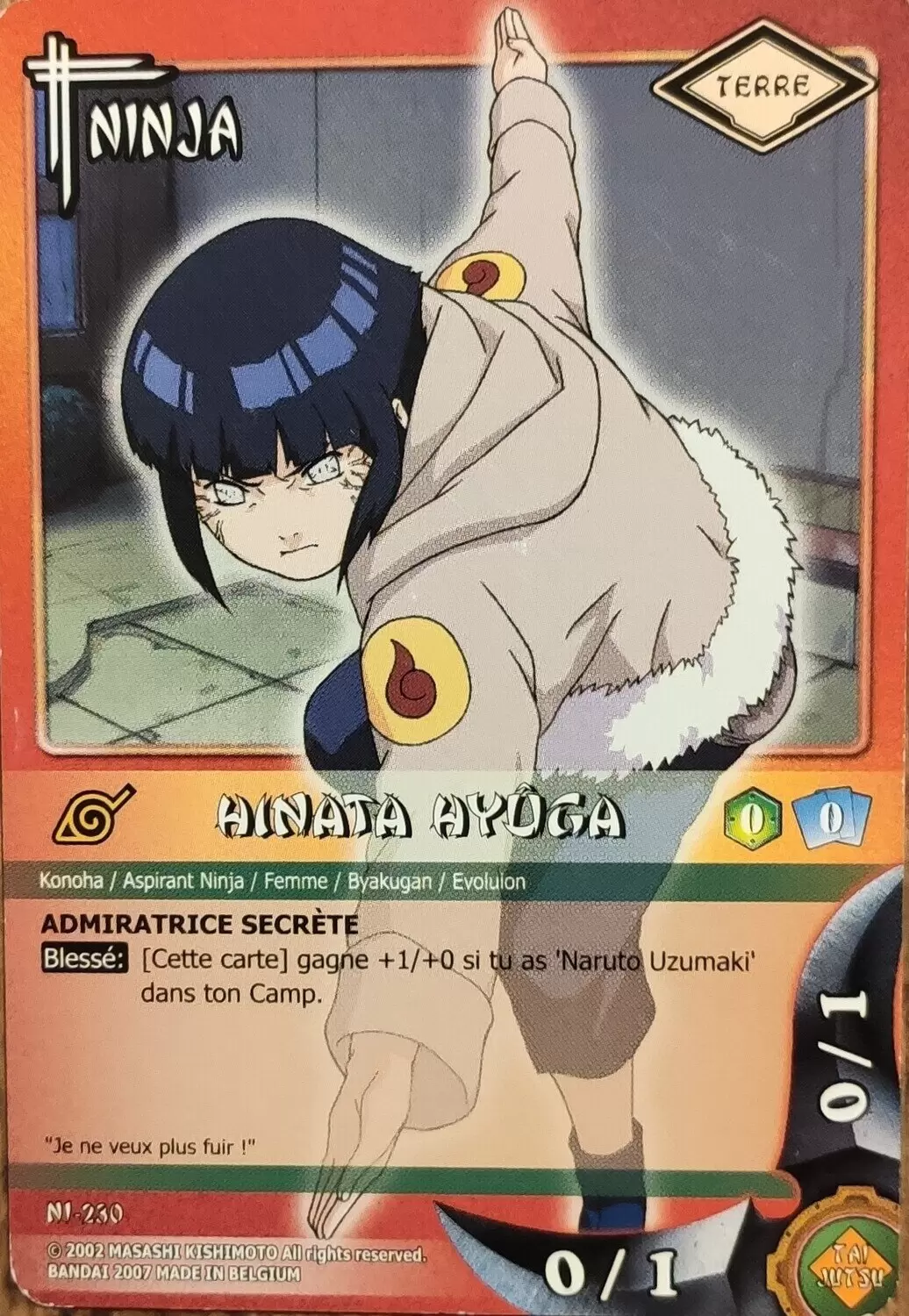 Cartes Naruto Série 05 - Hinata Hyuga