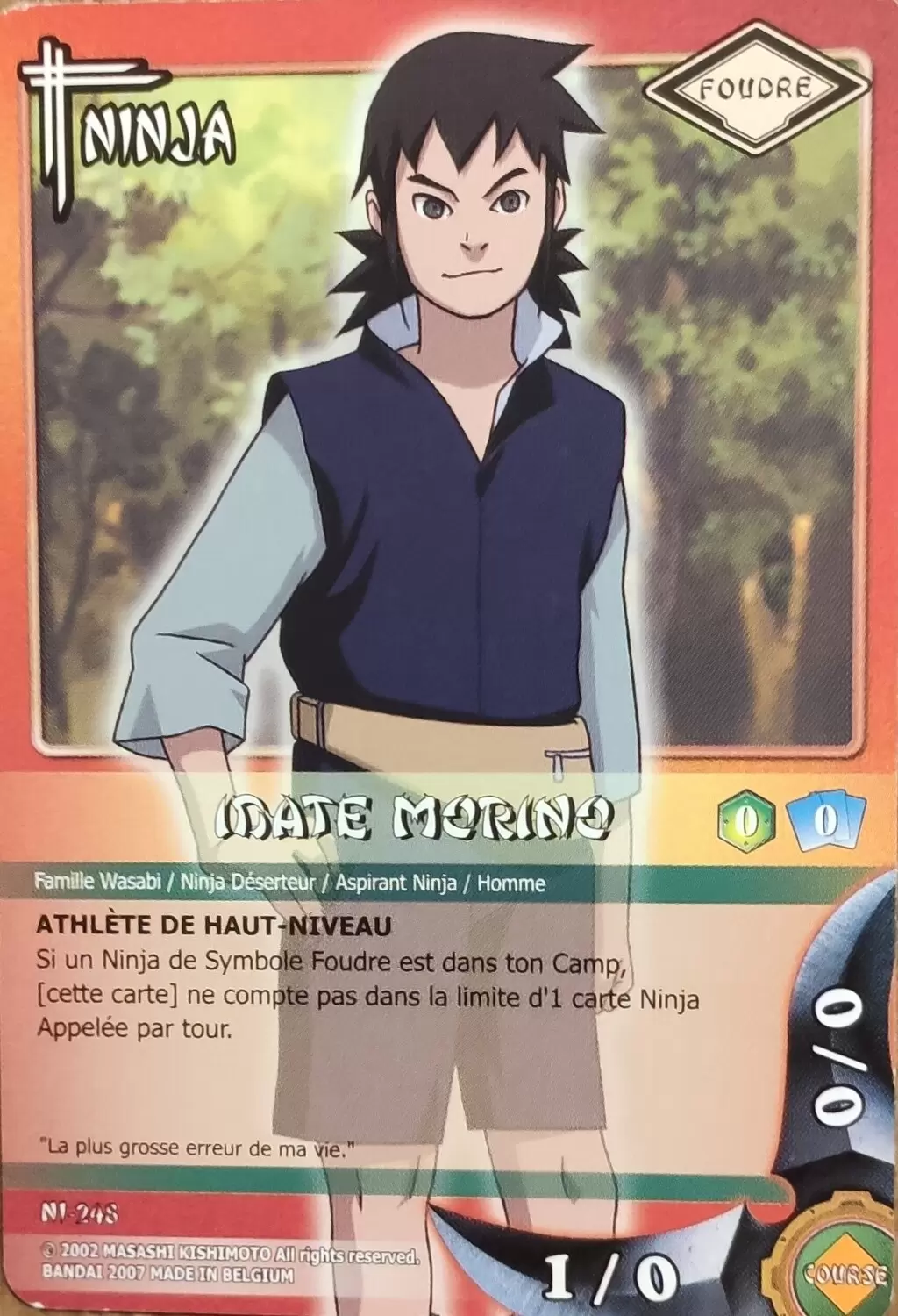 Cartes Naruto Série 05 - Idate Morino