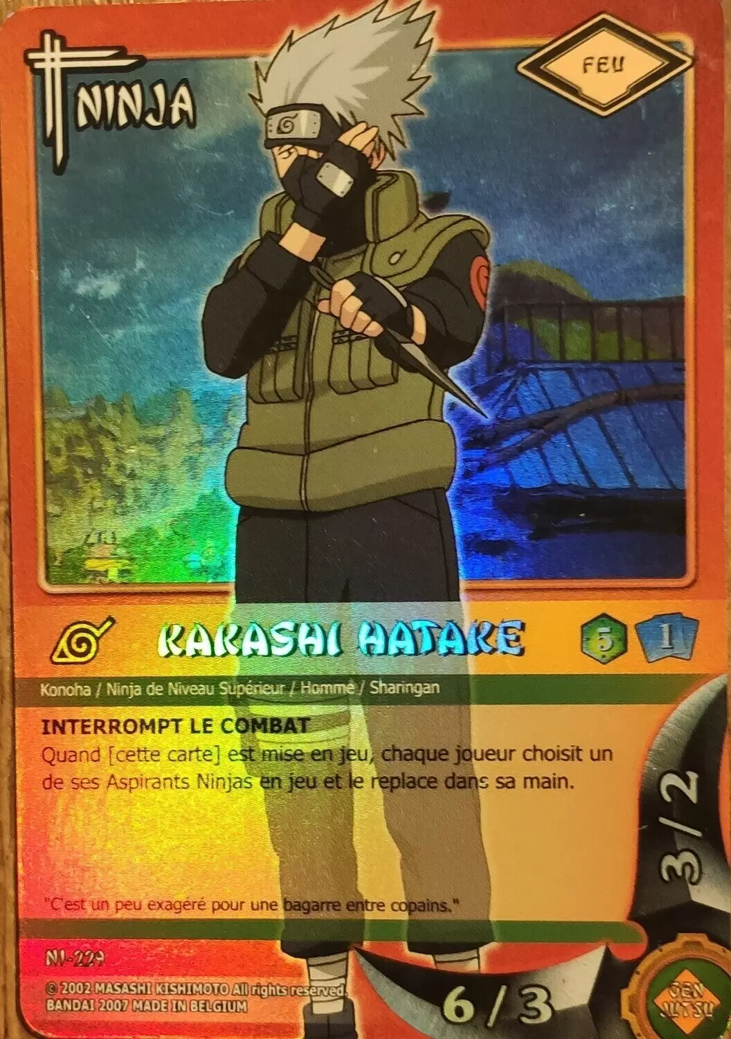 Cartes Naruto Série 05 - Kakashi Hatake