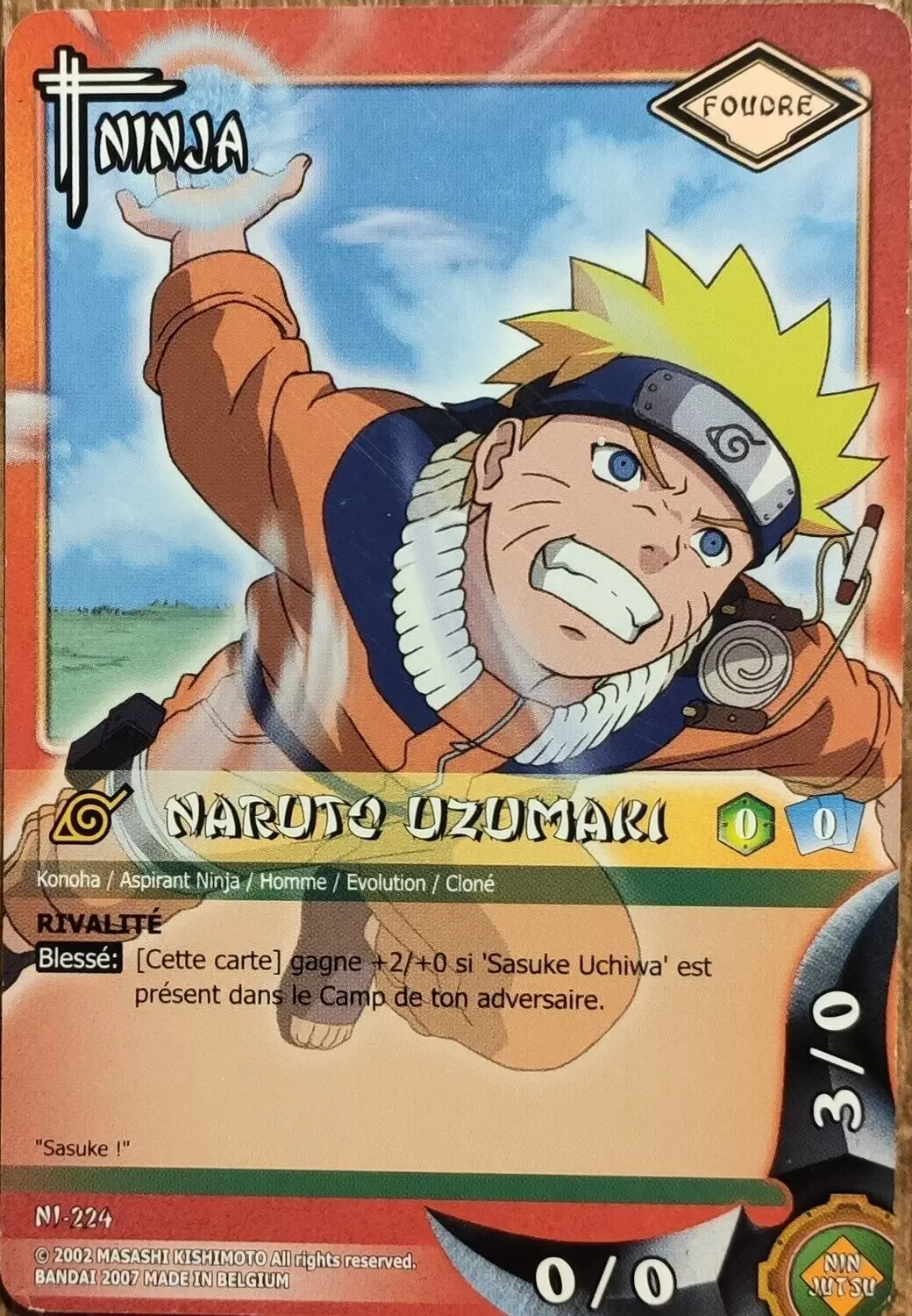 Cartes Naruto Série 05 - Naruto Uzumaki