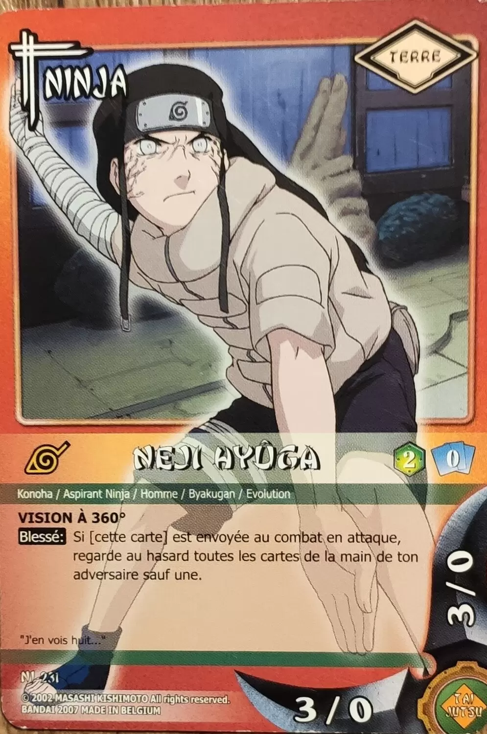 Cartes Naruto Série 05 - Neji Hyuga