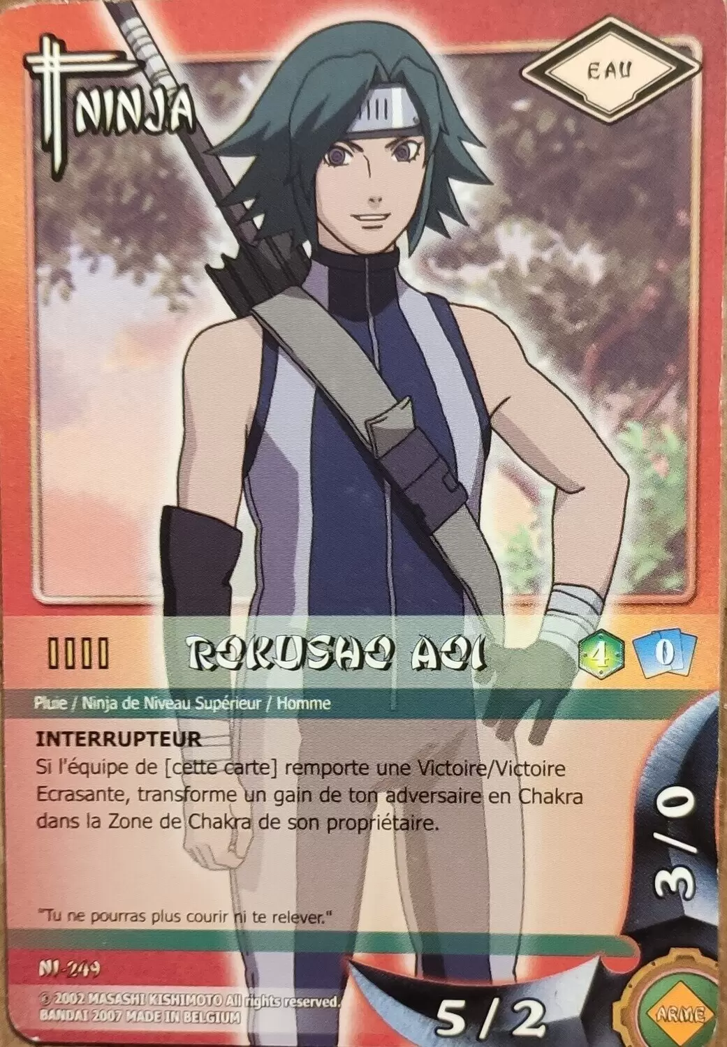 Cartes Naruto Série 05 - Un Nouveau Départ - Rokusho Aoi