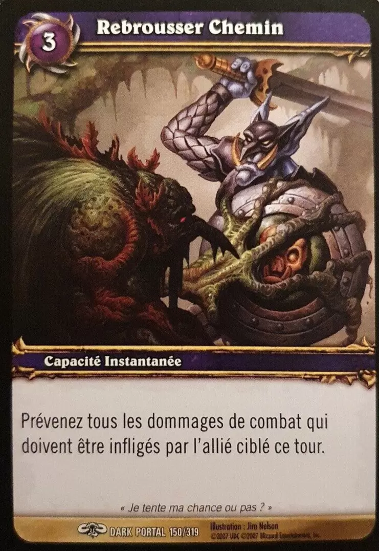 À travers la Porte des Ténèbres - Rebrousser Chemin