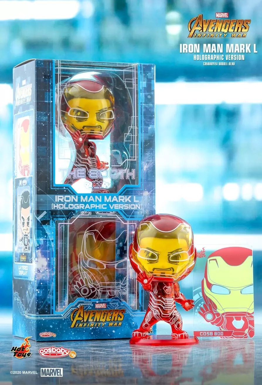 Cosbaby Figures - Avengers: Infinity War - Iron Man Mark L (Holographic Version)