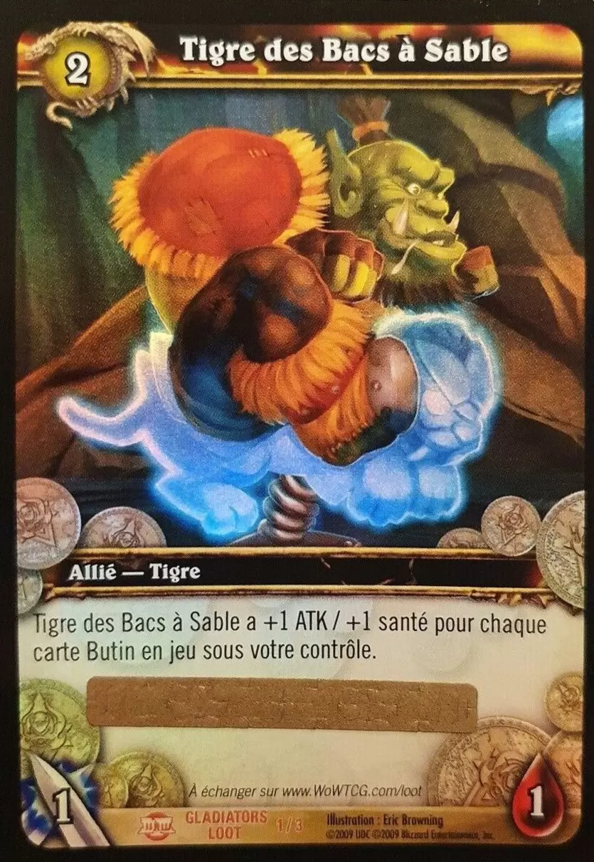 Le Sang des Gladiateurs - Tigre des bacs à Sable