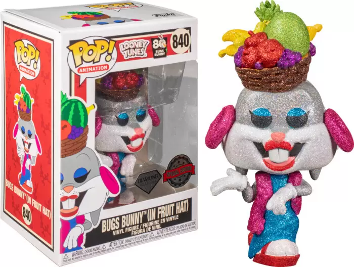 POP! Animation - Bugs 80th - Bugs Bunny in Fruit Hat Diamond Collection