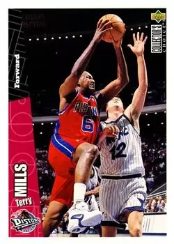 1996-97 Upper D.E.C.K -  NBA Basketball Collector\'s Choice - Terry Mills