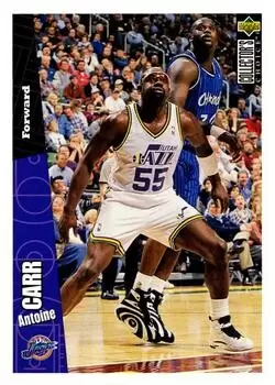 1996-97 Upper D.E.C.K -  NBA Basketball Collector\'s Choice - Antoine Carr