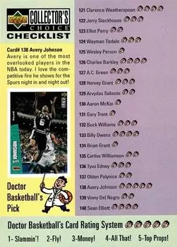 1996-97 Upper D.E.C.K -  NBA Basketball Collector\'s Choice - Card N°199