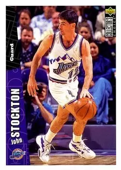 1996-97 Upper D.E.C.K -  NBA Basketball Collector\'s Choice - John Stockton