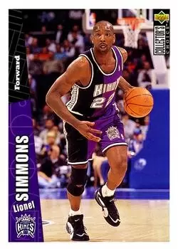 1996-97 Upper D.E.C.K -  NBA Basketball Collector\'s Choice - Lionel Simmons
