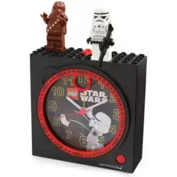 Stormtrooper And Chewbacca Clock