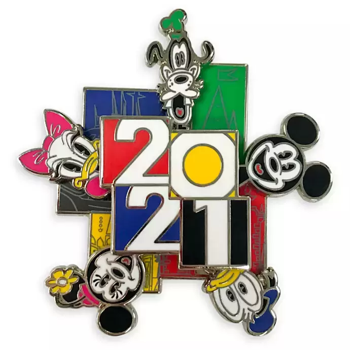 Disney Pins Open Edition - Mickey Mouse and Friends 2021 Spinner Pin