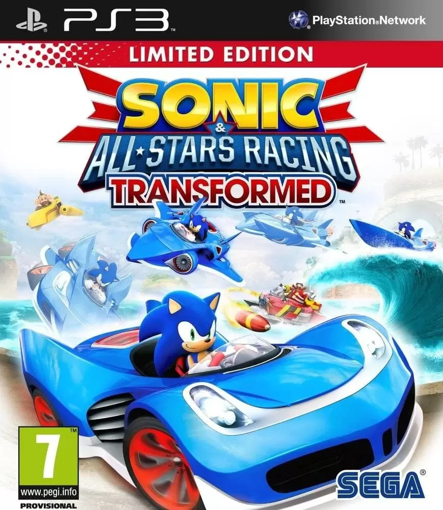 Jeux PS3 - Sonic & All-Stars Racing Transformed Limited Edition