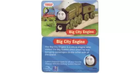 Wooden railway big city 2024 engine