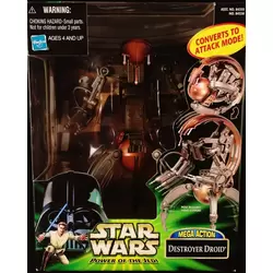 Star Wars (Power of the Jedi) - Hasbro - Destroyer Droid (Mega Action)