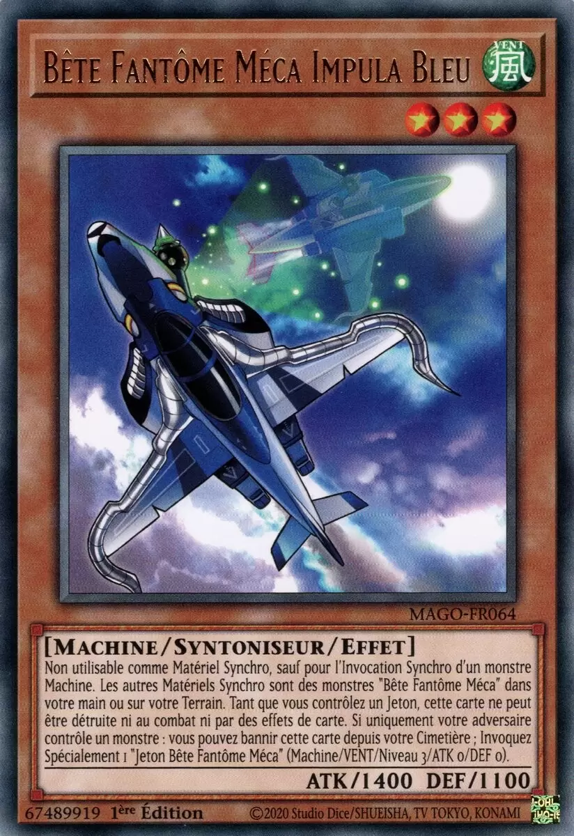 Or Maximum MAGO - Bête Fantôme Méca Impula Bleu
