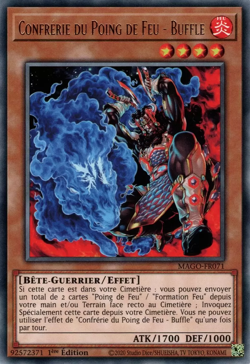 Or Maximum MAGO - Confrérie du Poing de Feu - Buffle