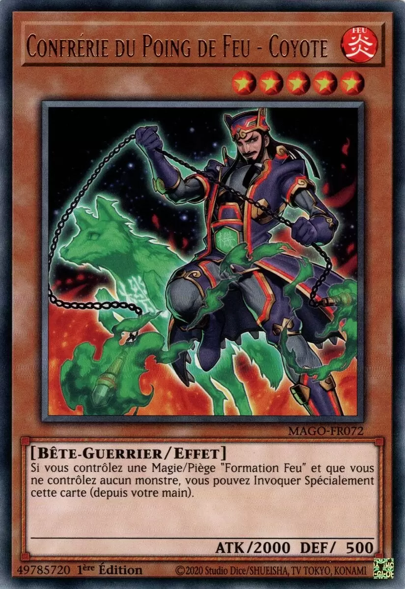 Or Maximum MAGO - Confrérie du Poing de Feu - Coyote