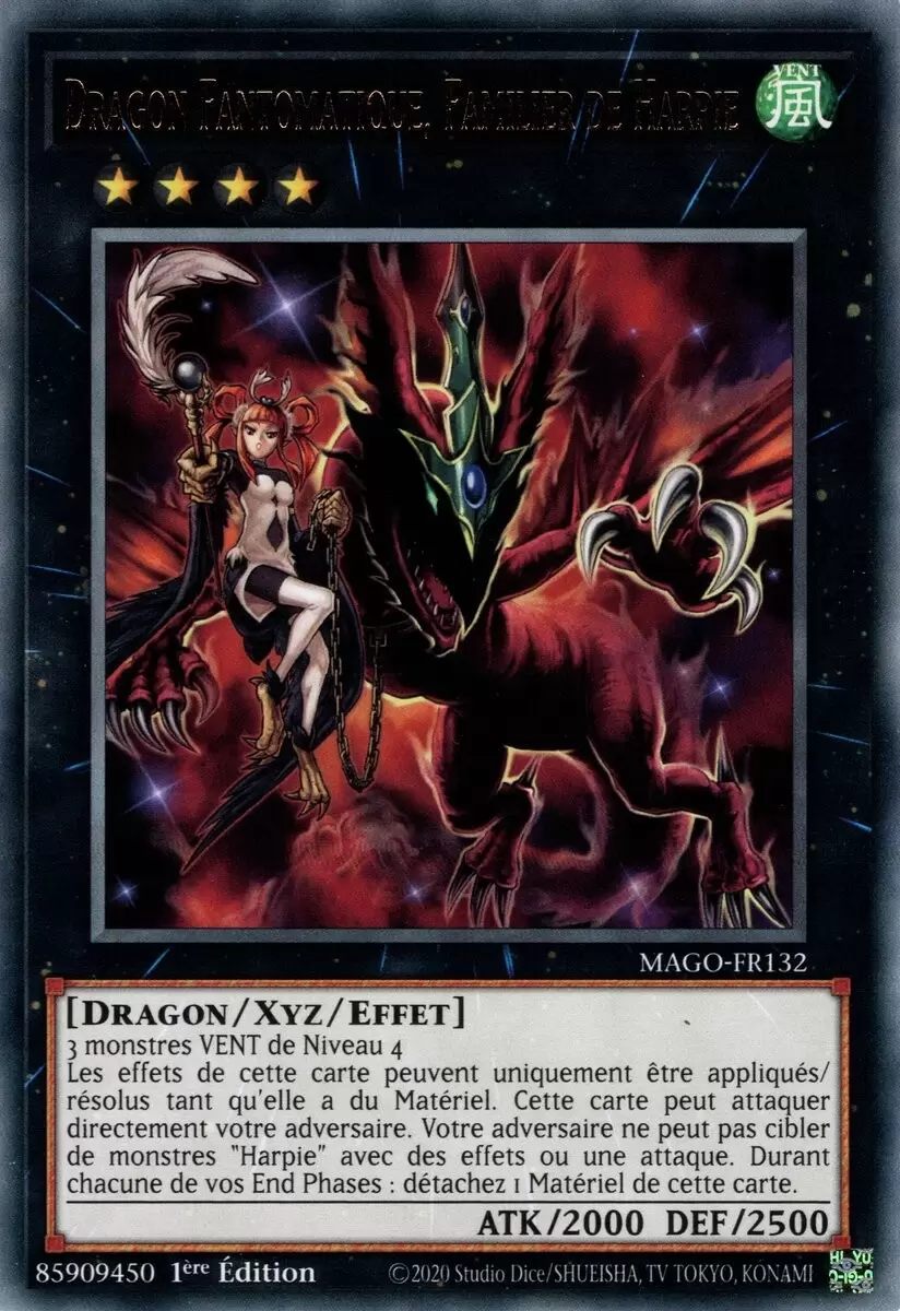 Or Maximum MAGO - Dragon Fantomatique, Familier de Harpie