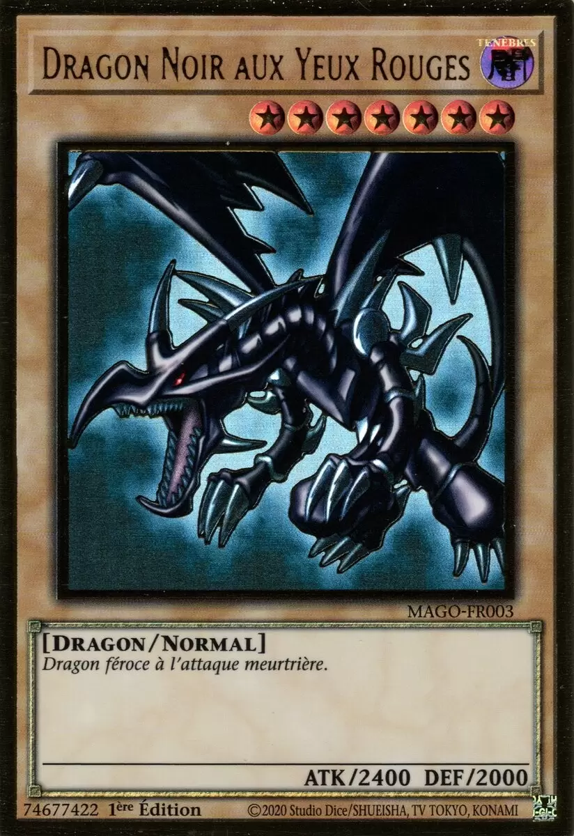 Or Maximum MAGO - Dragon Noir aux Yeux Rouges