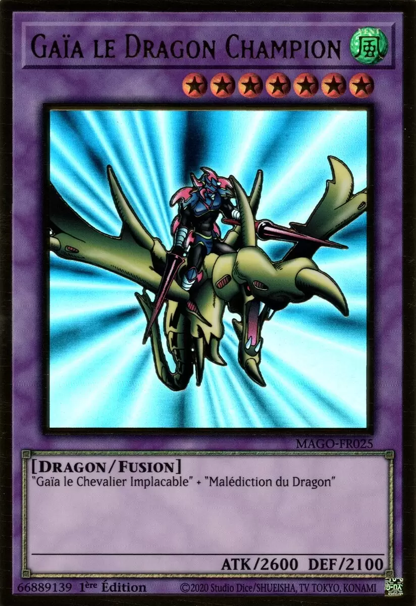 Or Maximum MAGO - Gaïa le Dragon Champion